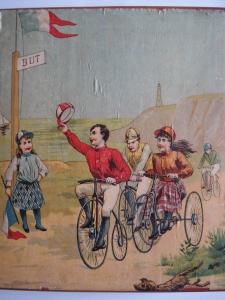 Course de vélo 1900